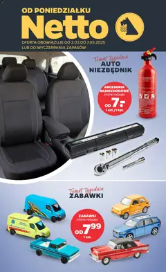 Pogląd gazetki "Netto gazetka od poniedziałku NonFood" ze sklepu Netto ważnej od 02.03.2026