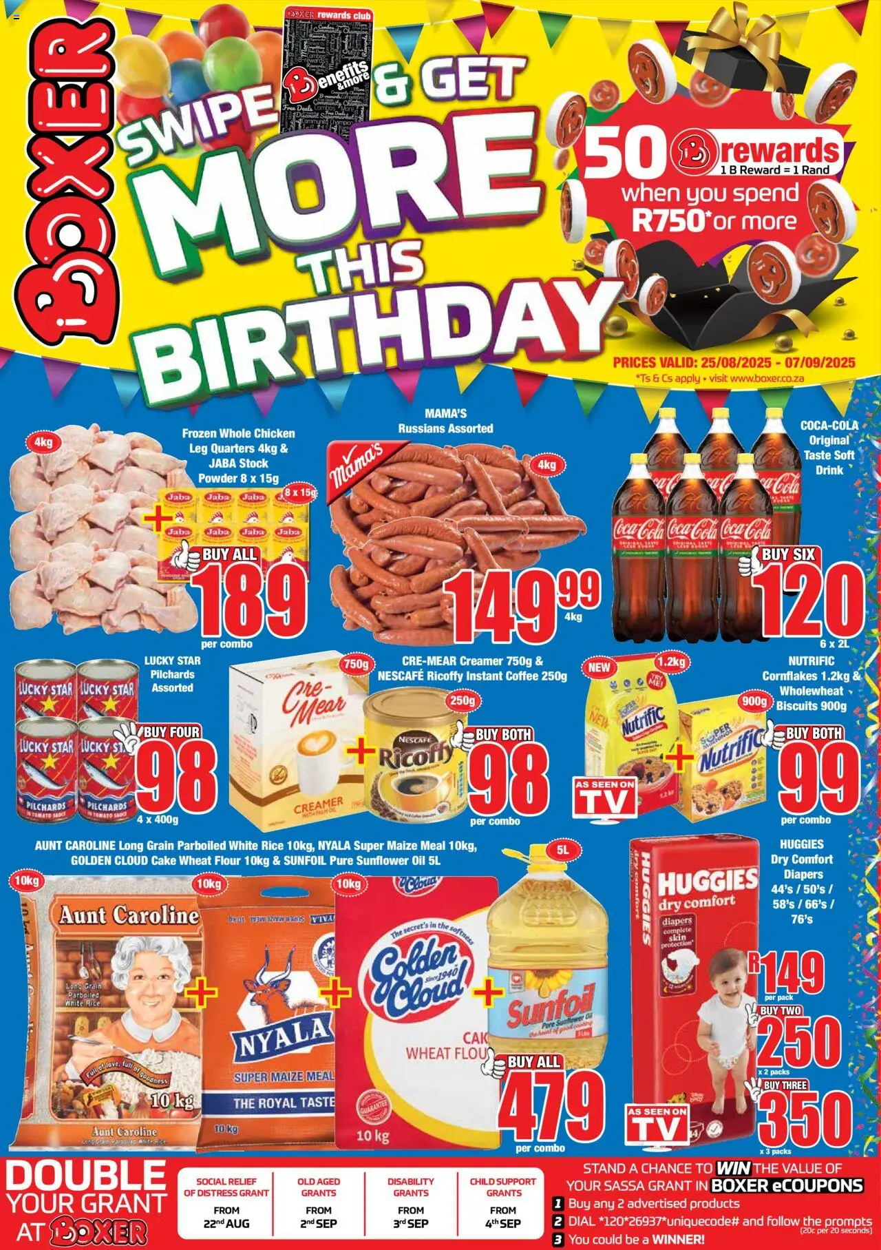 Boxer Specials from 25/08 - 07/09/2025 > Promotions