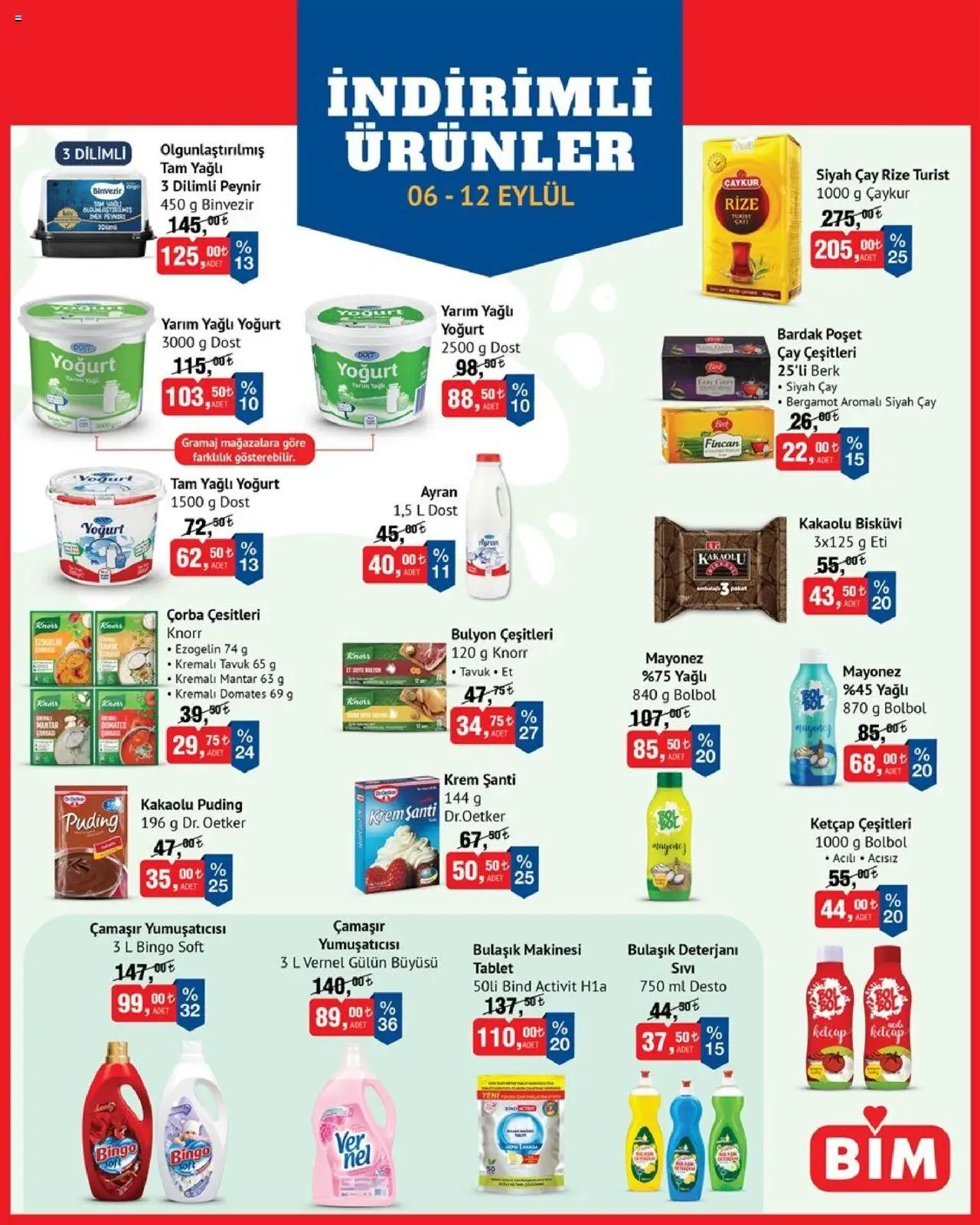 BİM Katalog bu hafta (06 Eylül 2025) - Aktüel Broşür - Sayfa numarası 1