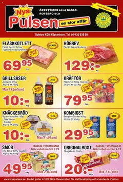 Förhandsgranska reklamblad Aktuella reklamblad Nya Pulsen från butik Nya Pulsen gäller från 04/08/2025