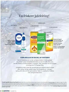 Forhåndsvis Kundeavis fra butikk Apotek 1 gyldig fra 05/11/2025 | Side: 22