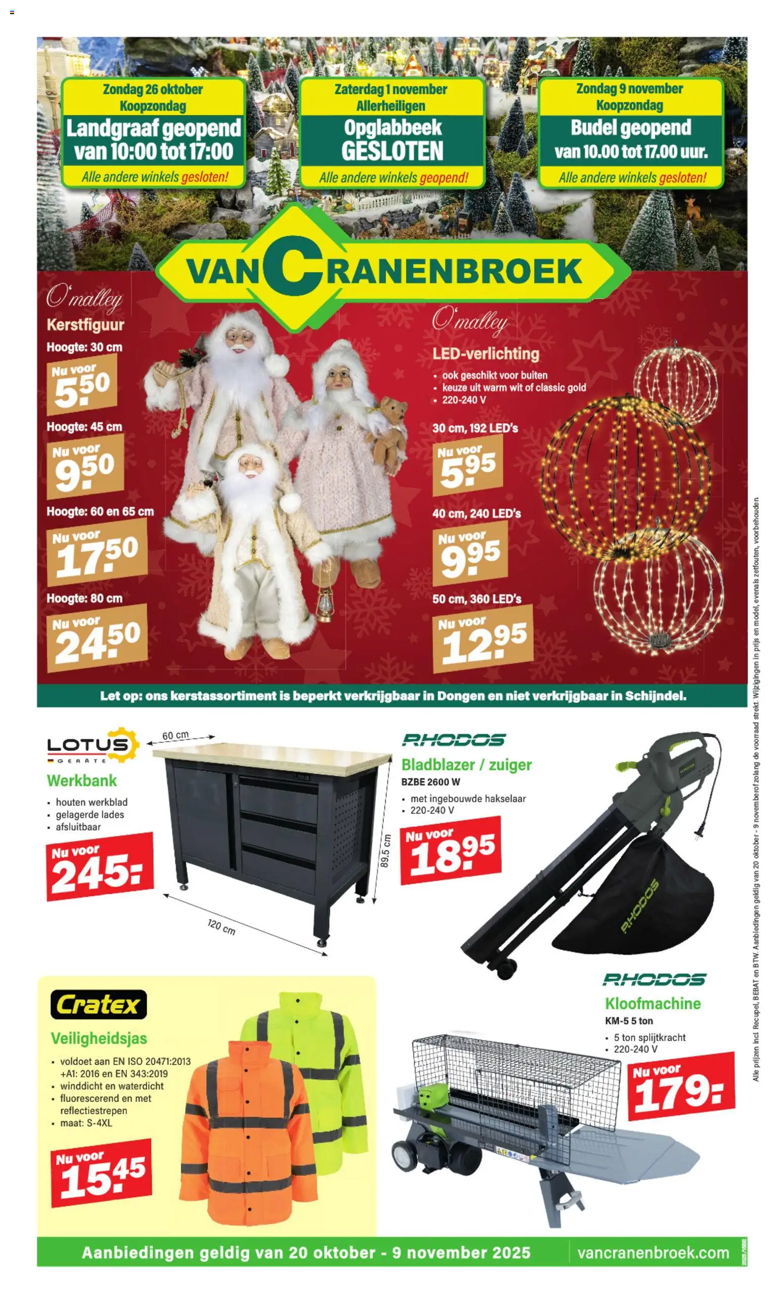 Van Cranenbroek shop Folder geldig vanaf 20-10-2025 - Paginanummer 1