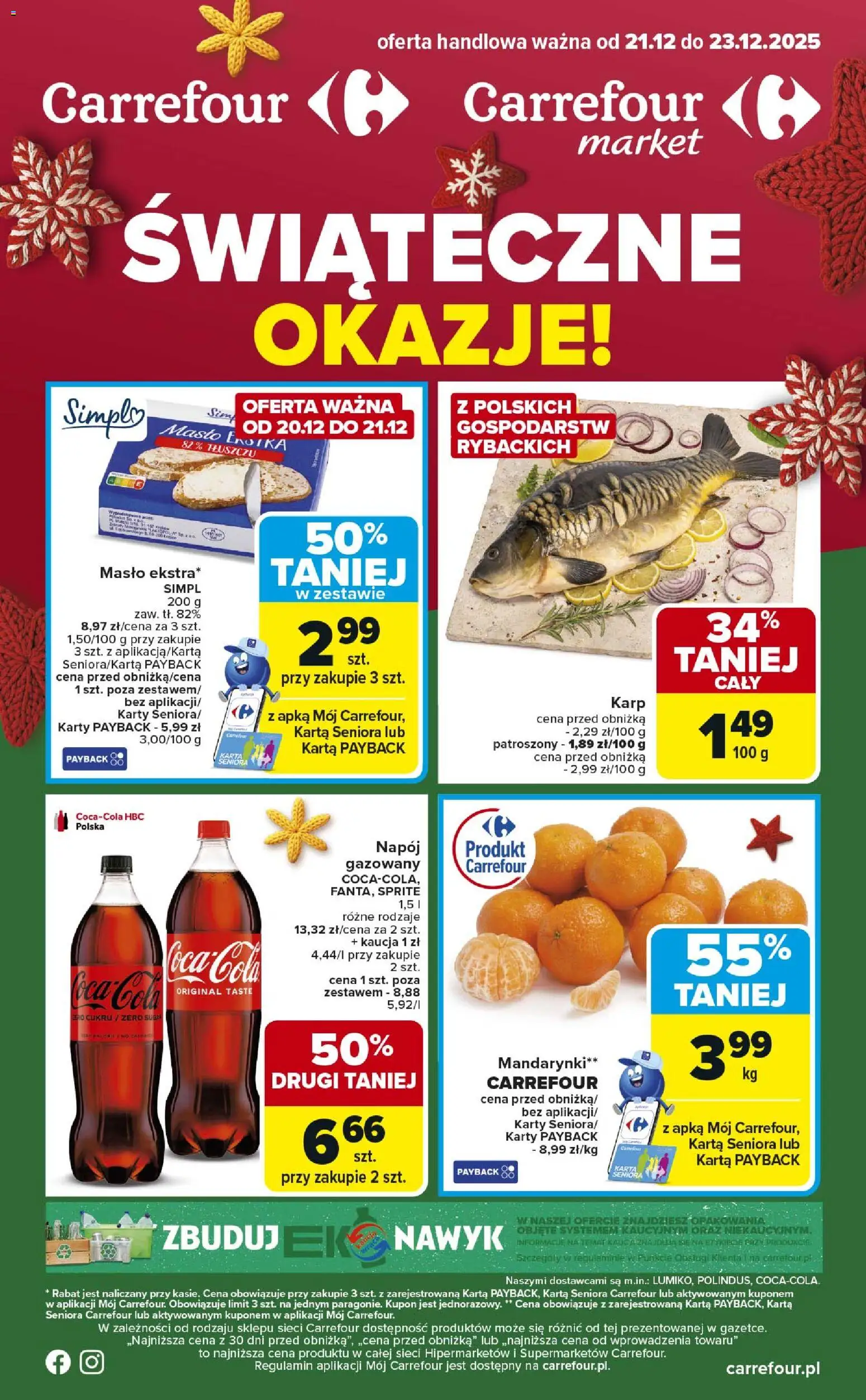 Pogląd gazetki "Świąteczne okazje" ze sklepu Carrefour ważnej od 21.12.2025