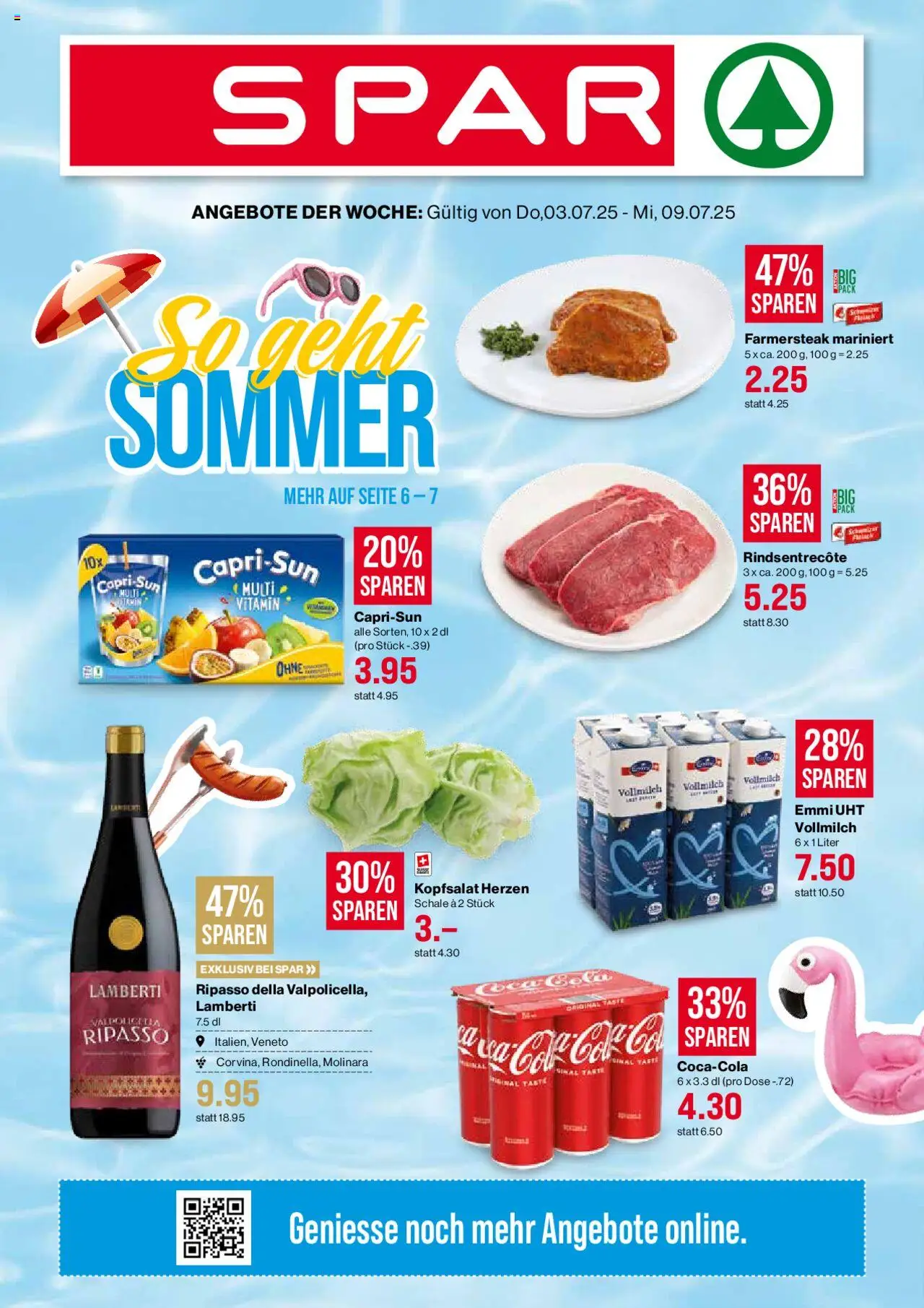 SPAR Aktionen ab 03.07.2025 - Seitennummer 1