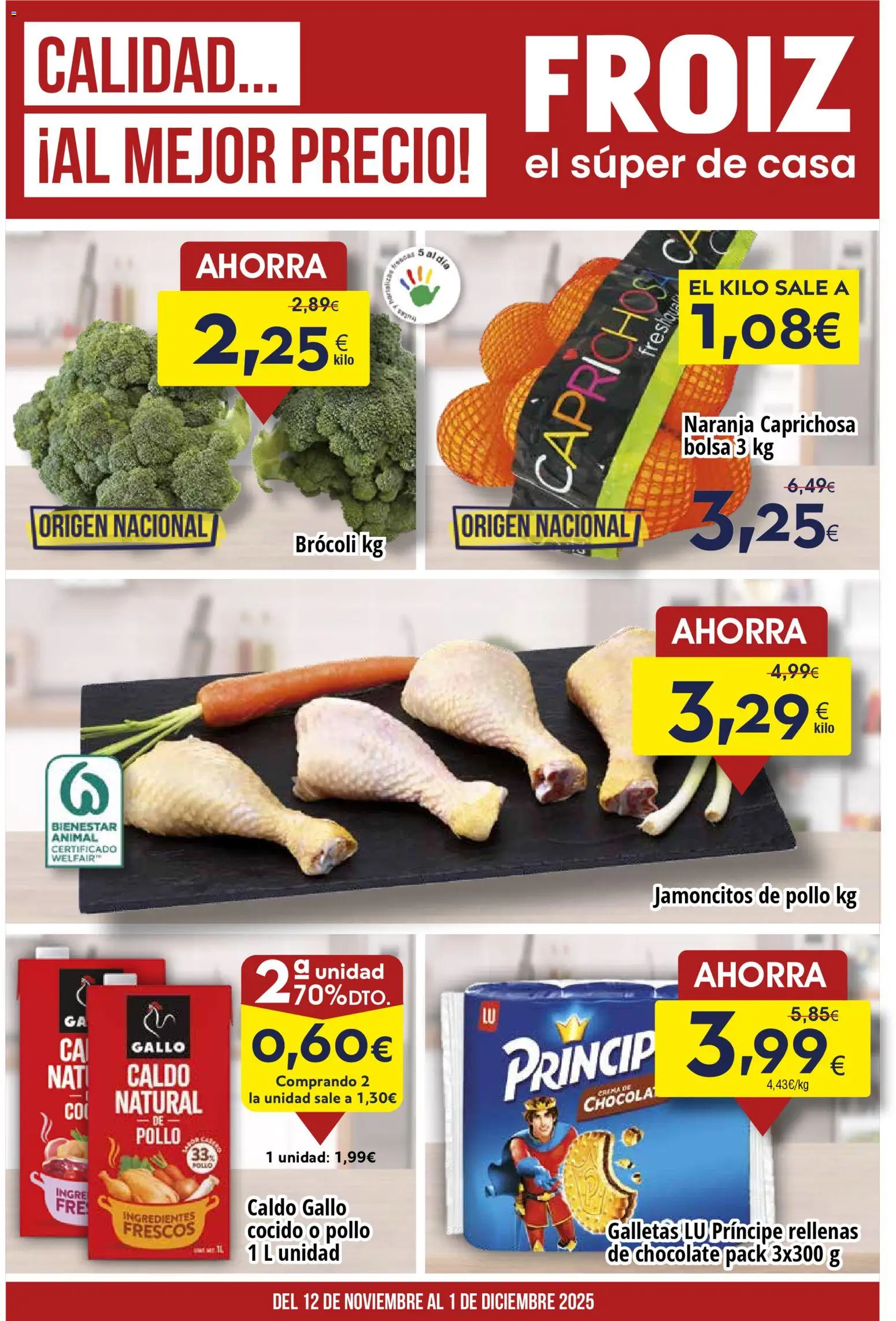 Vista previa del folleto de la tienda Froiz válido desde el 12/11/2025 