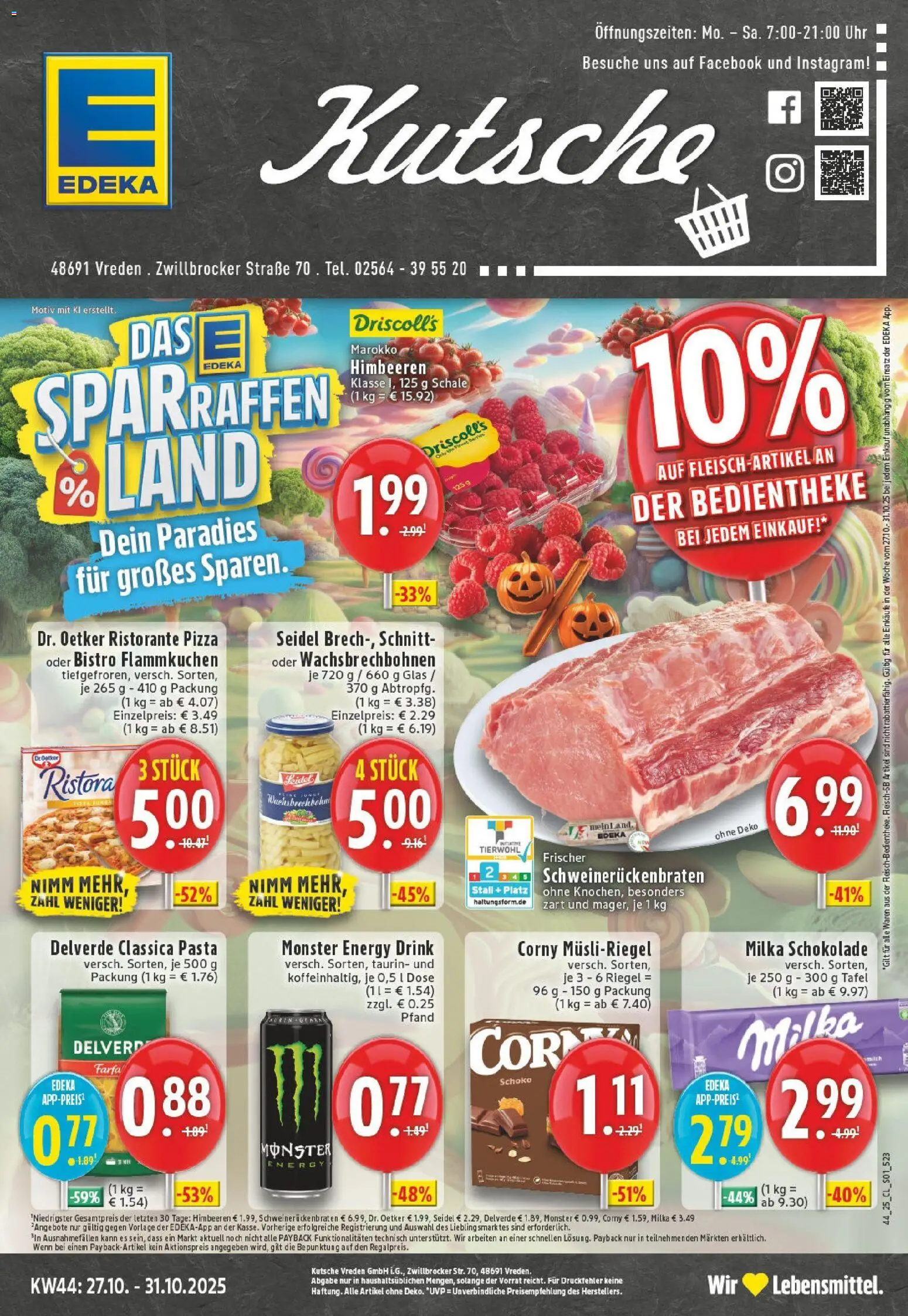 EDEKA Prospekt ab 26.10.2025 - Prospekt Vreden Online