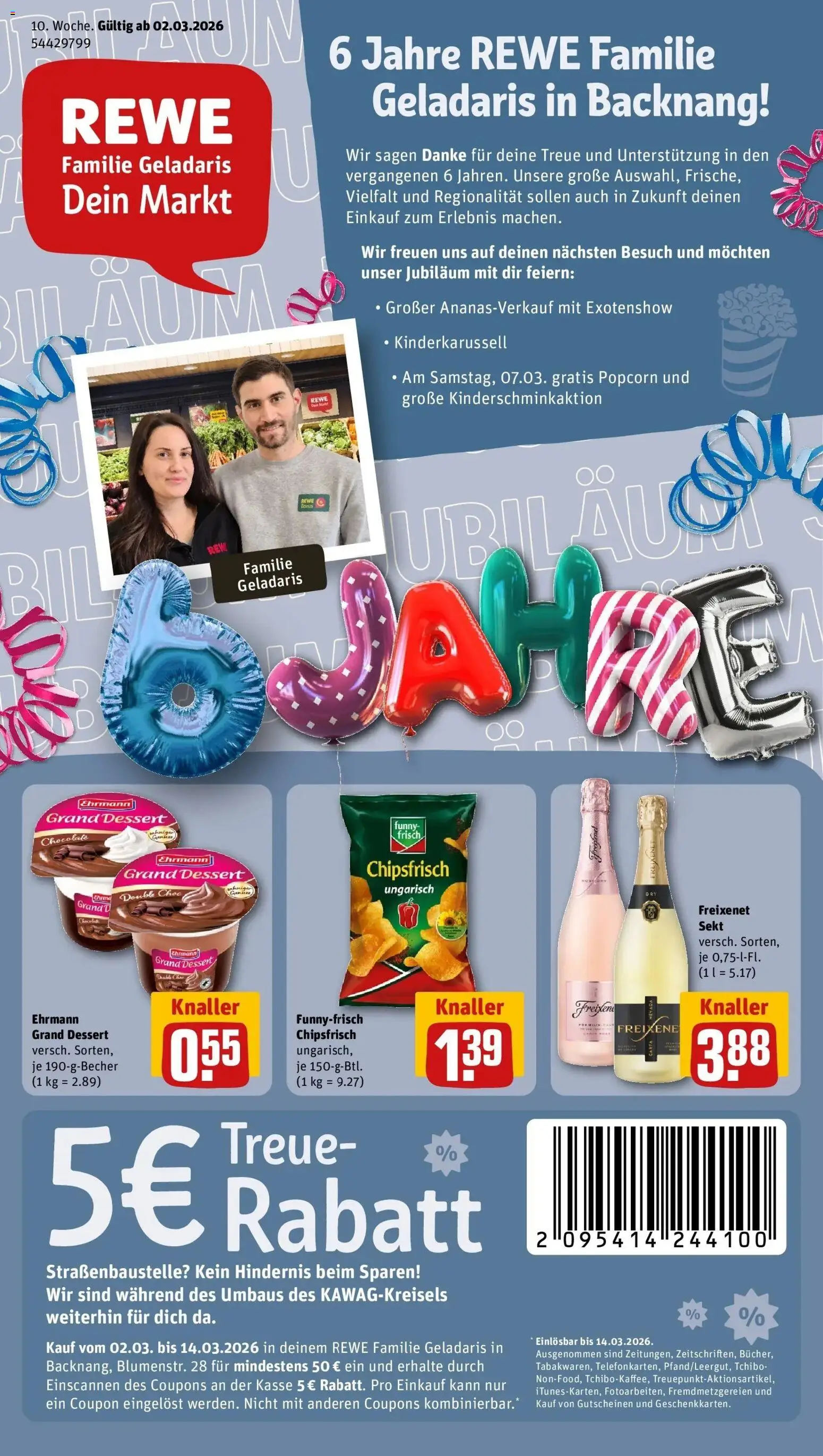 Vorschau von dem Prospekt des Geschäftes Rewe, gültig ab dem 02.03.2026