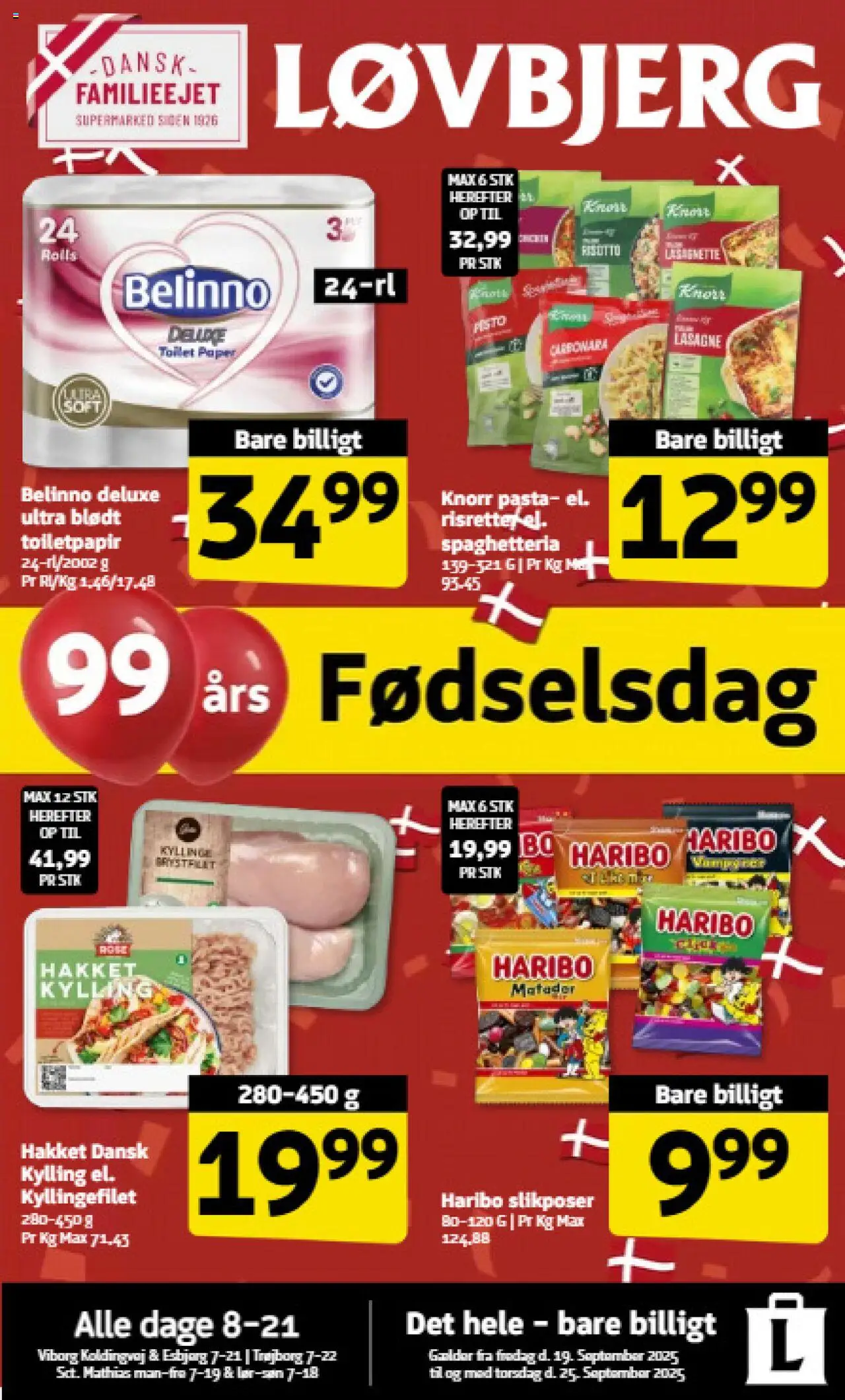 Eksempel på tilbudsavis Tilbudsavis fra butik Løvbjerg gyldig fra 19/09/2025