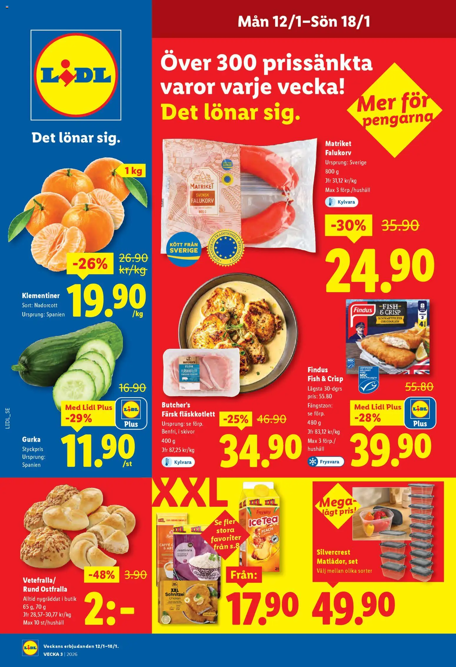 Förhandsgranska reklamblad Aktuella reklamblad Lidl från butik Lidl gäller från 12/01/2026