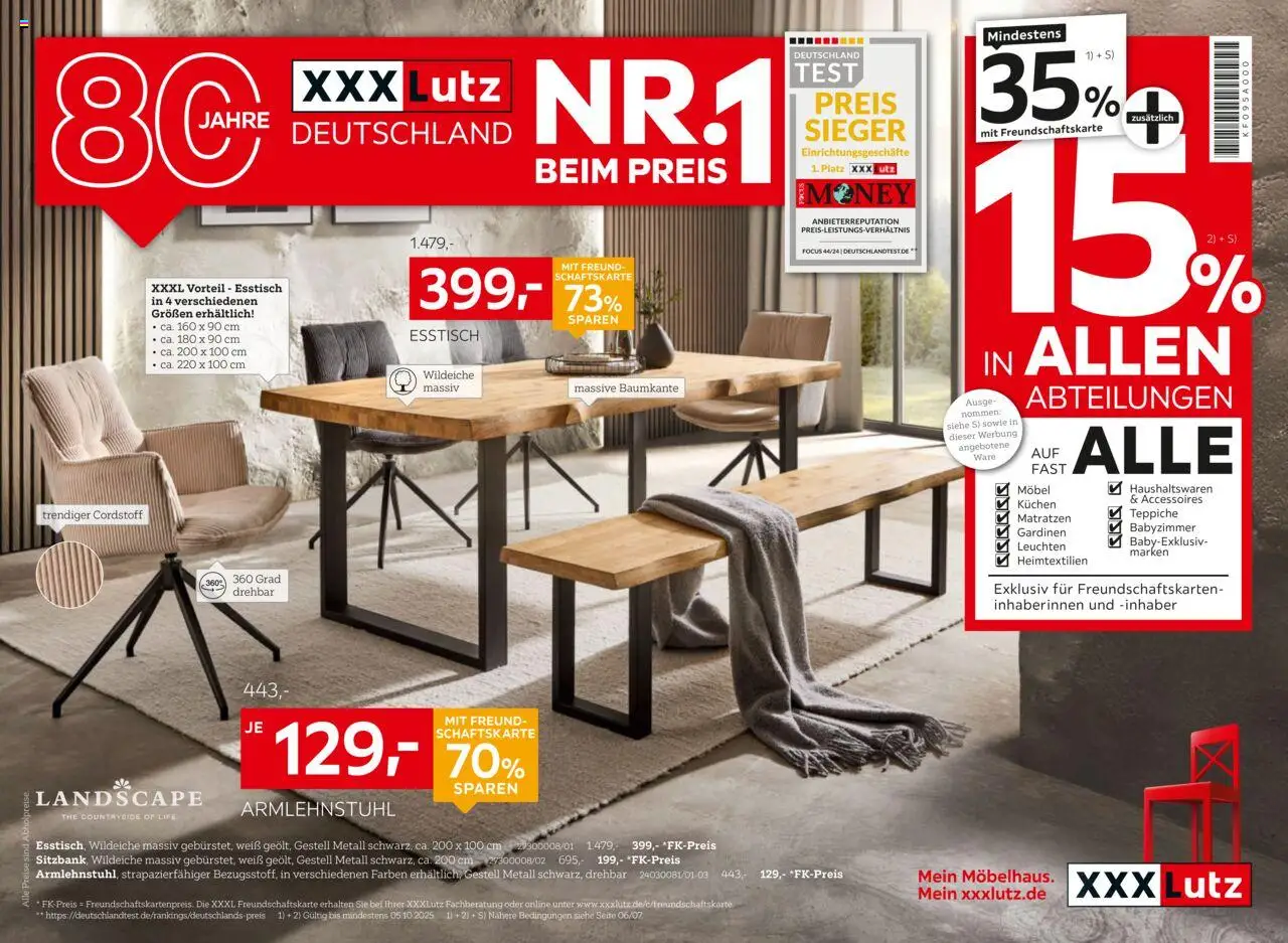 XXXL Lutz Deutschlands Nr. 1 beim Preis! (vom 22.09.2025 - 28.09.2025)