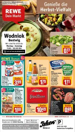 Vorschau von dem Prospekt des Geschäftes Rewe, gültig ab dem 19.10.2025