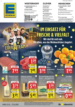 Vorschau von dem Prospekt des Geschäftes Edeka, gültig ab dem 22.12.2025