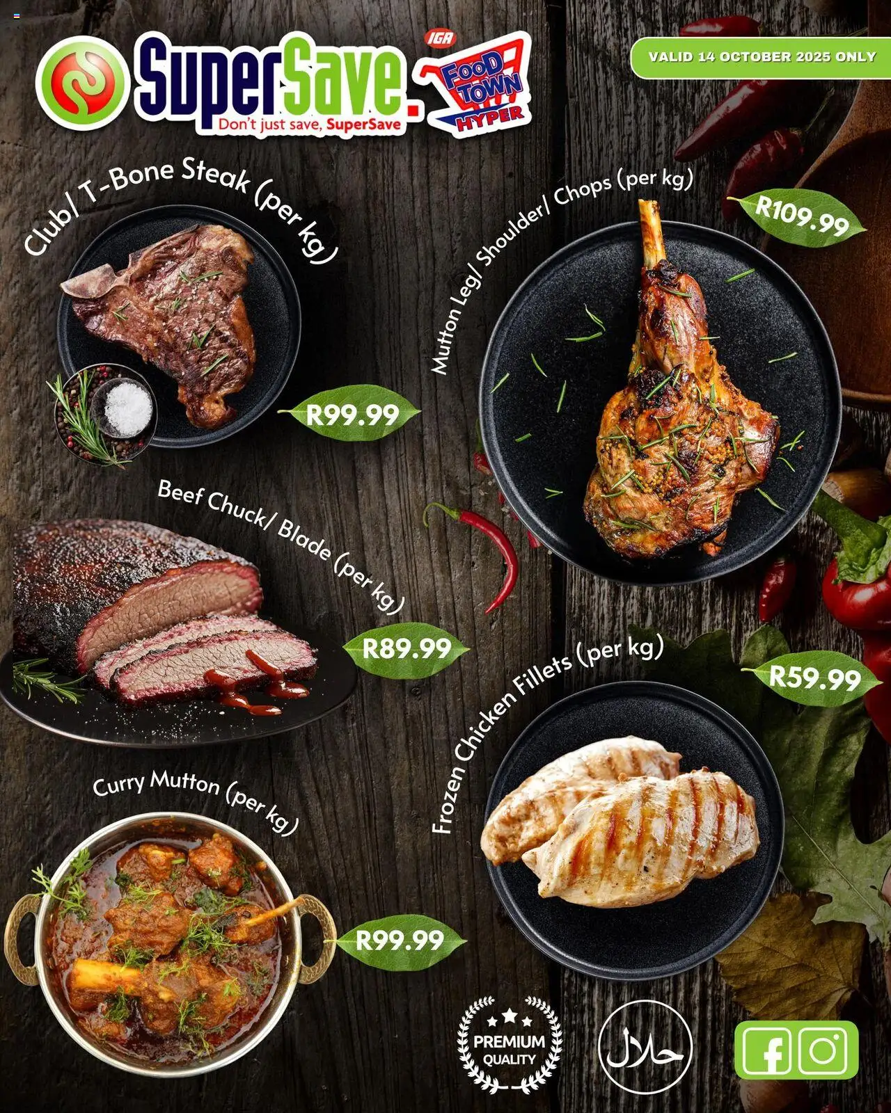 Super Save Butchery Sale from 14/10 - 14/10/2025 > Promotions