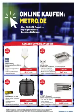 Vorschau von dem Prospekt des Geschäftes Metro, gültig ab dem 15.12.2025
