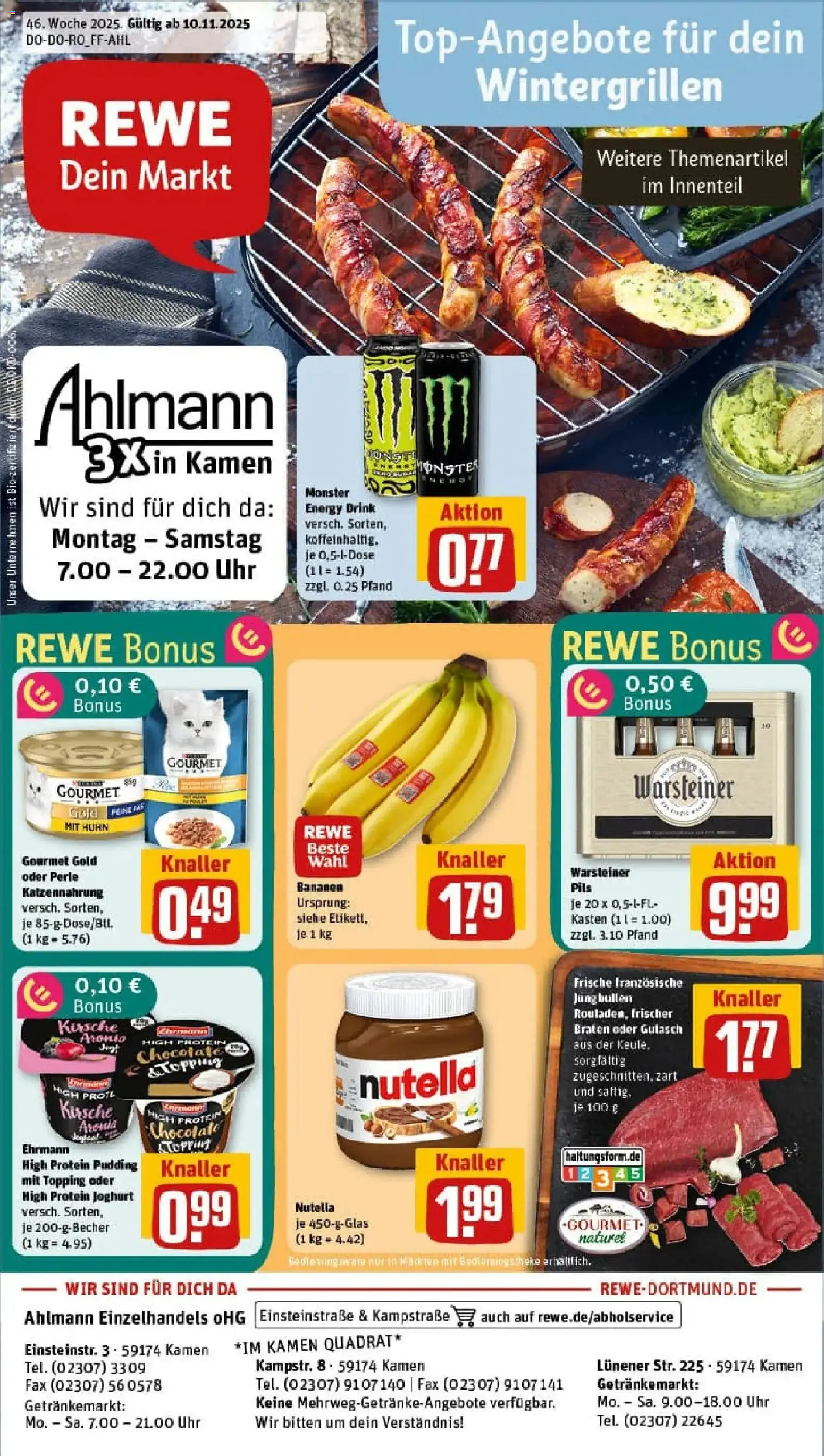 Vorschau von dem Prospekt des Geschäftes Rewe, gültig ab dem 10.11.2025