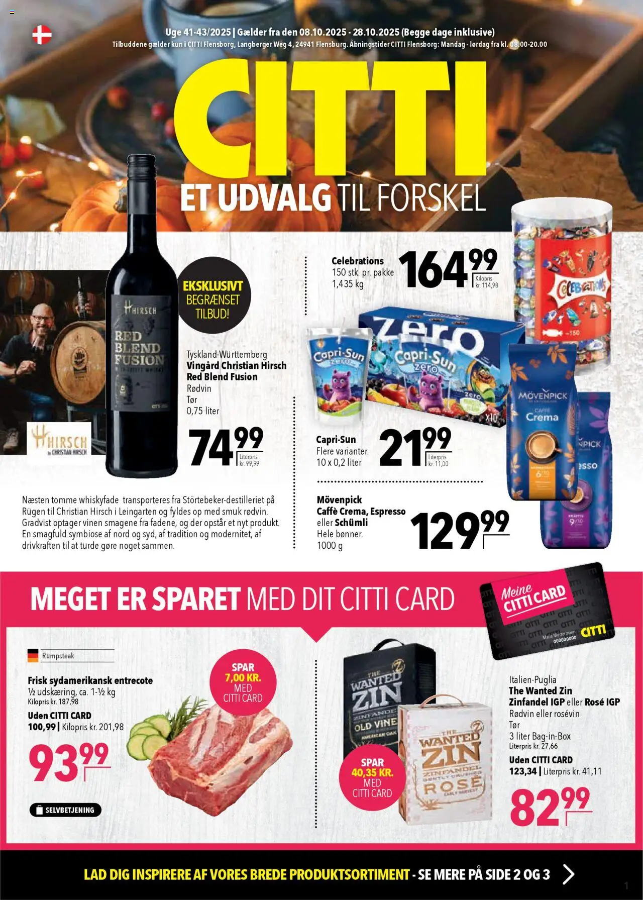 CITTI Markt Dänemark-Werbung (vom 08.10.2025 - 28.10.2025)