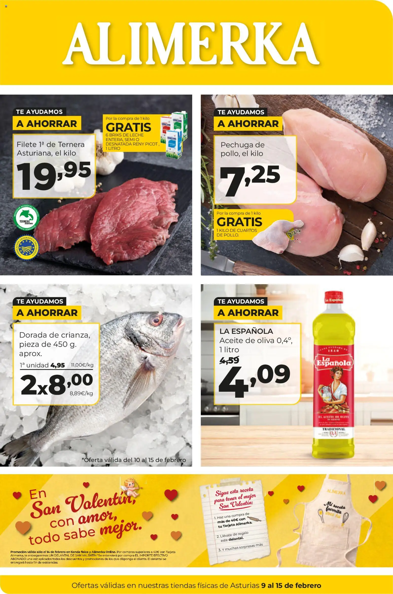 Vista previa del folleto de la tienda Alimerka válido desde el 09/02/2026 