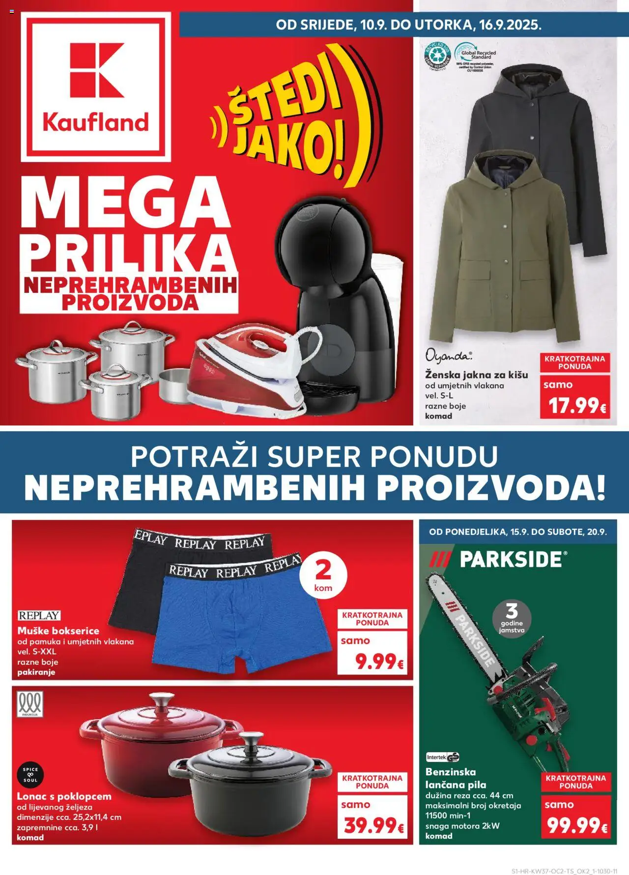 Kaufland aktualni Osijek vrijedi od 10.09.2025 - tjedna akcija broj stranice 1