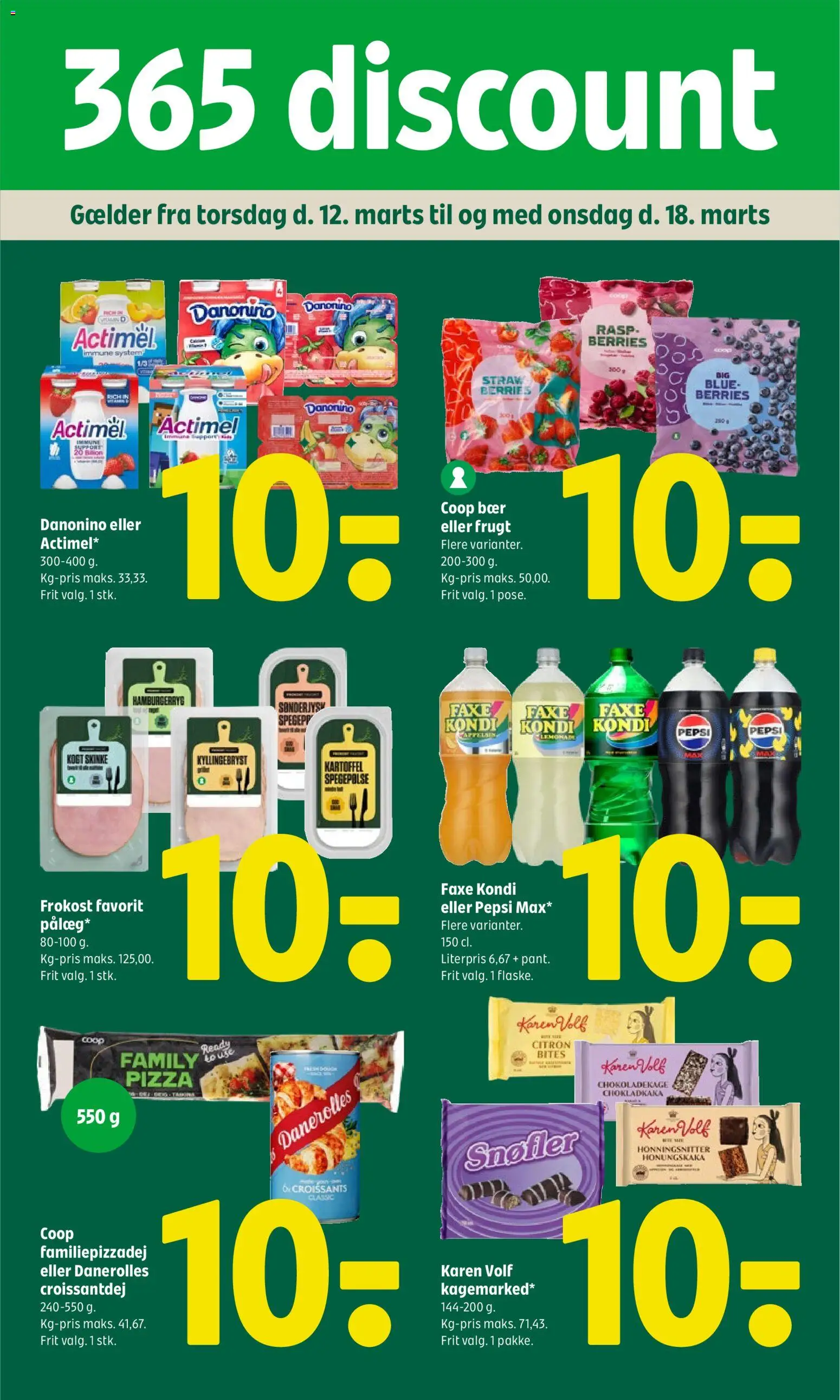 Eksempel på tilbudsavis Coop 365 - Tilbudsavis uge 12 fra butik Coop 365 gyldig fra 12/03/2026