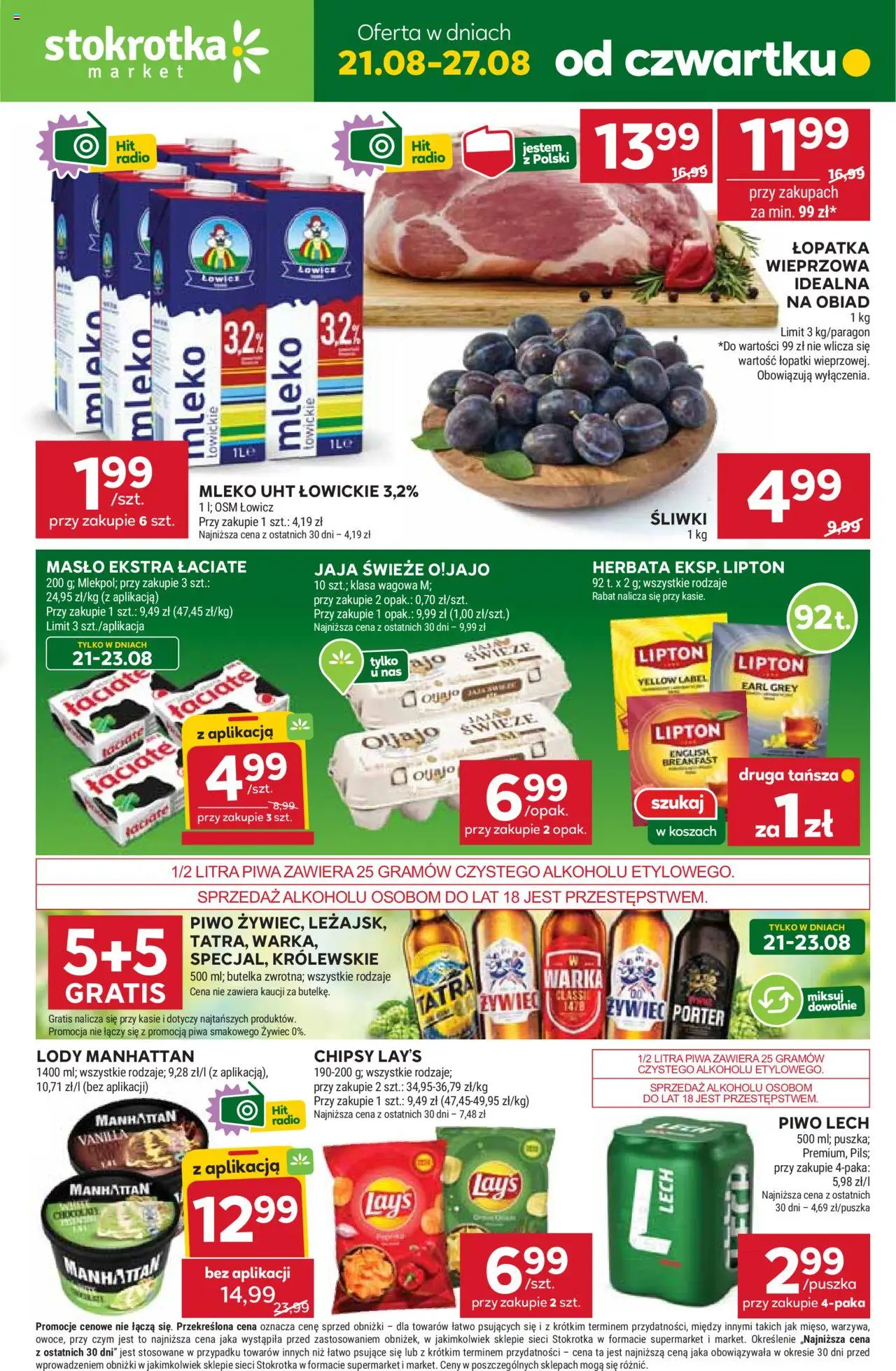 Stokrotka gazetka od czwartku 21.08.2025 >> "Market" - Numer strony 1