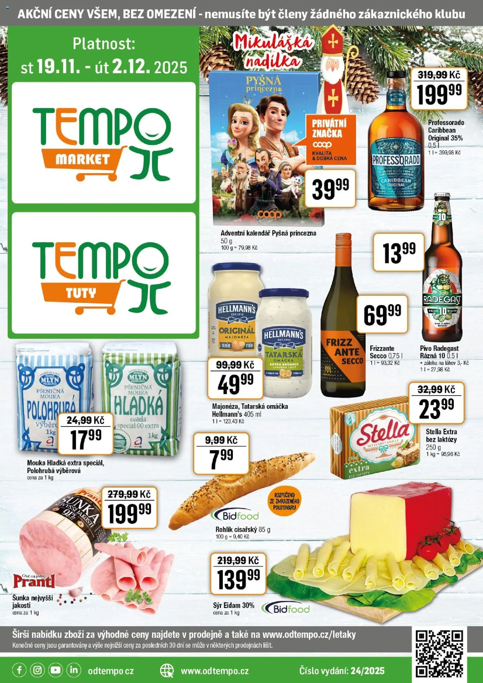 Náhled nabídky: Tempo Leták platný od 19.11.2025