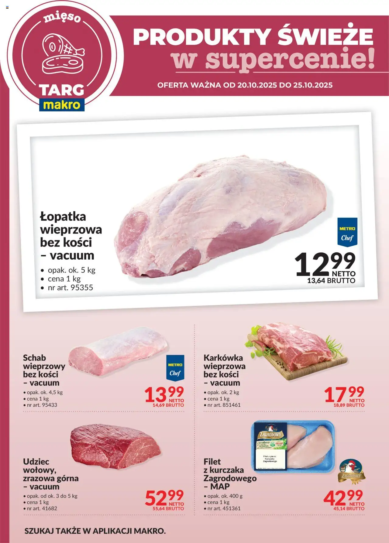 Makro Produkty świeże w supercenie od 20.10.2025 - Nowa Gazetka - Numer strony 1