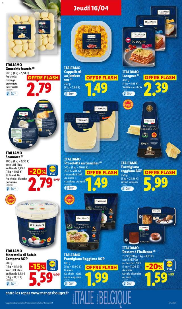 Nouveau catalogue Lidl à partir du 16/04