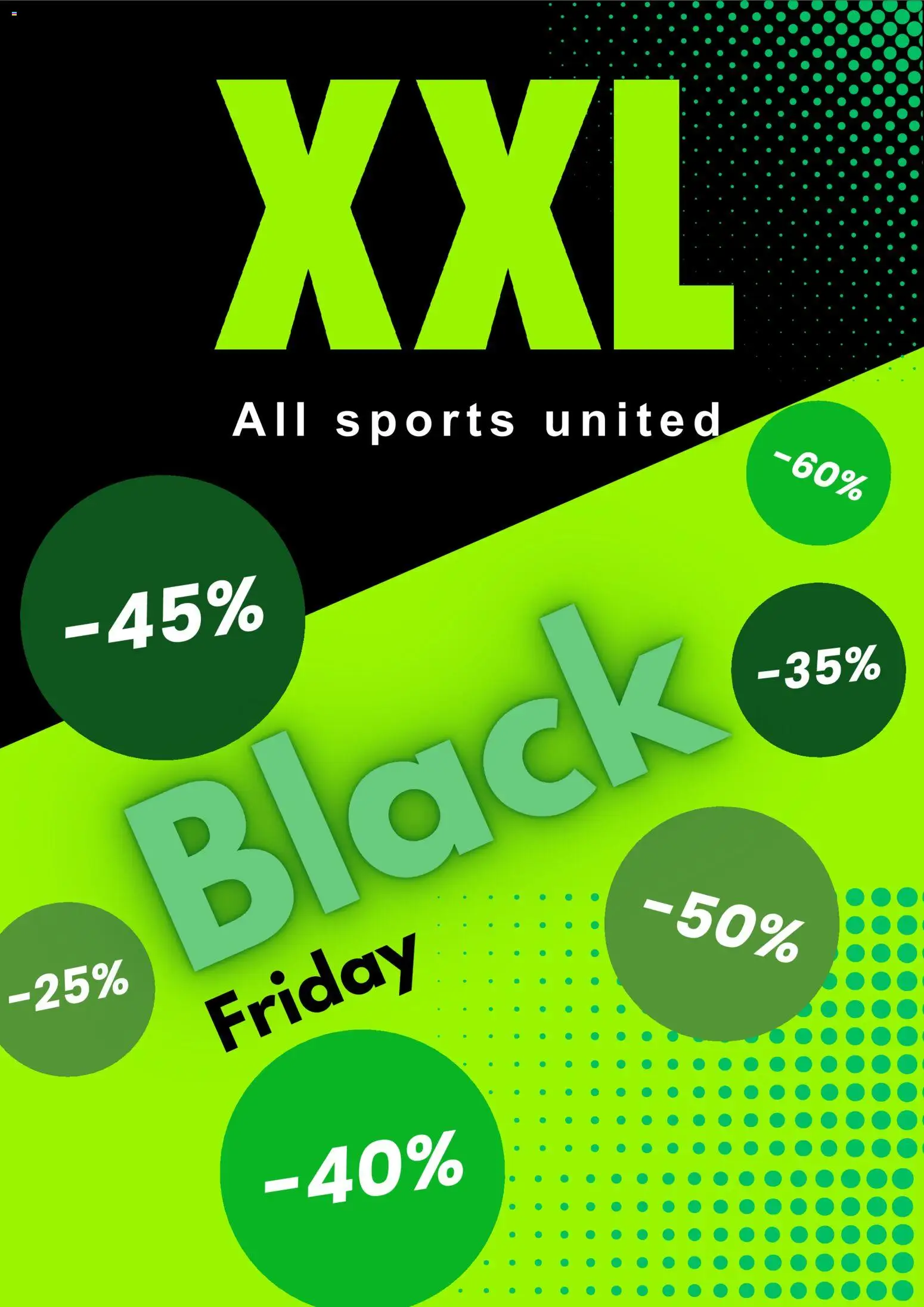Kaupan XXL Black Friday esikatselu, voimassa 17/11/2025