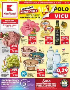 Náhľad Kaufland letáku platného od 28.08.2025