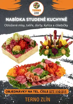 Náhled nabídky: Terno Grill Zlín – Studená kuchyně platný od 30.01.2026