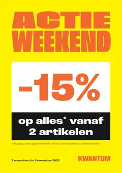 Voorbeeld van Folder van winkel Kwantum geldig vanaf 07-11-2025