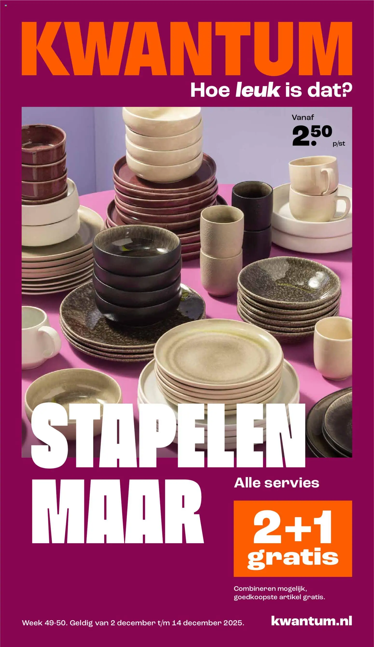 Voorbeeld van Folder van winkel Kwantum geldig vanaf 02-12-2025