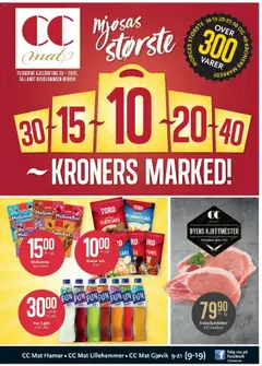 Forhåndsvis Kundeavis fra butikk CC Mat gyldig fra 11/08/2025
