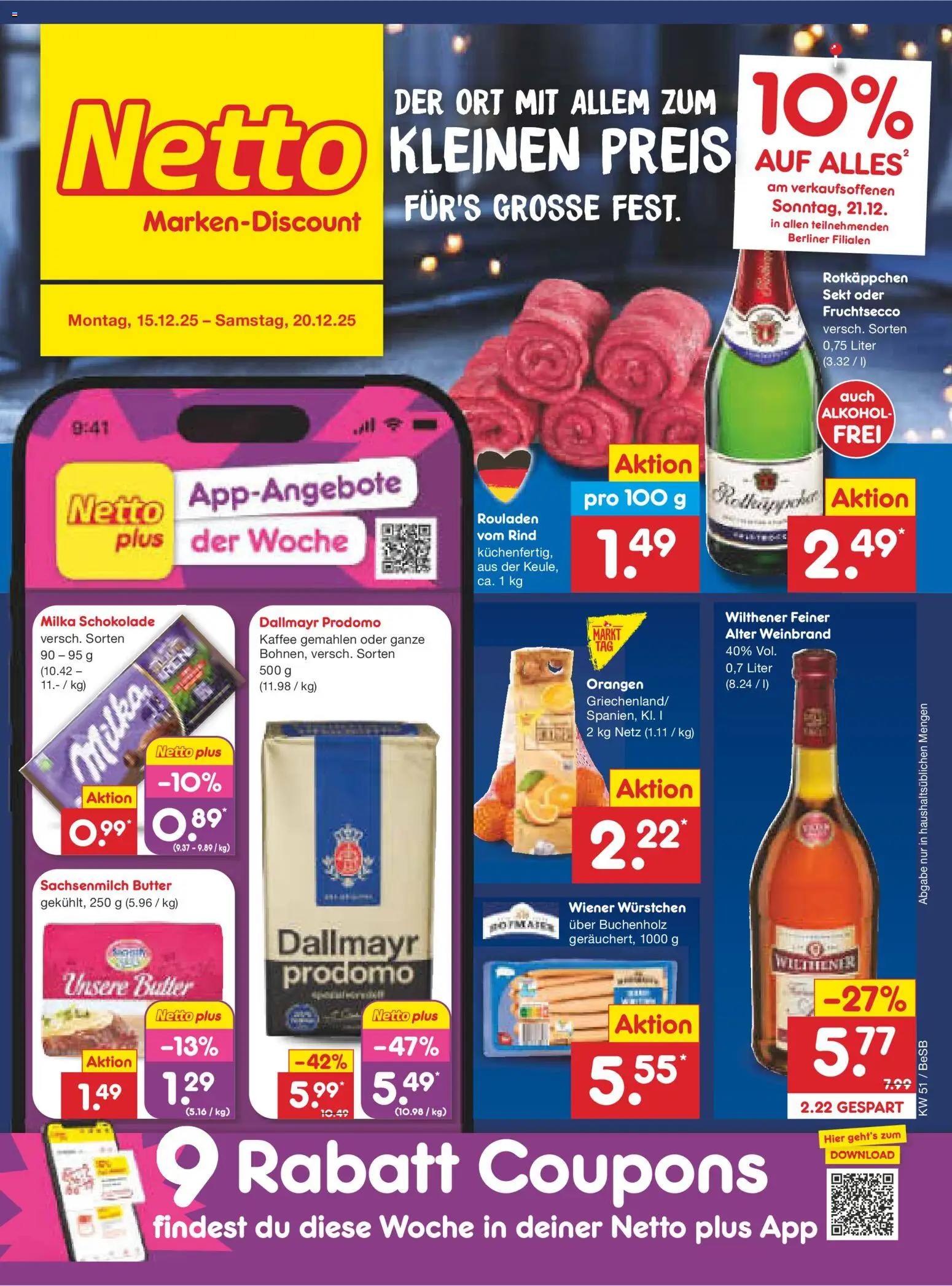 Vorschau von dem Prospekt des Geschäftes Netto Marken-Discount, gültig ab dem 15.12.2025
