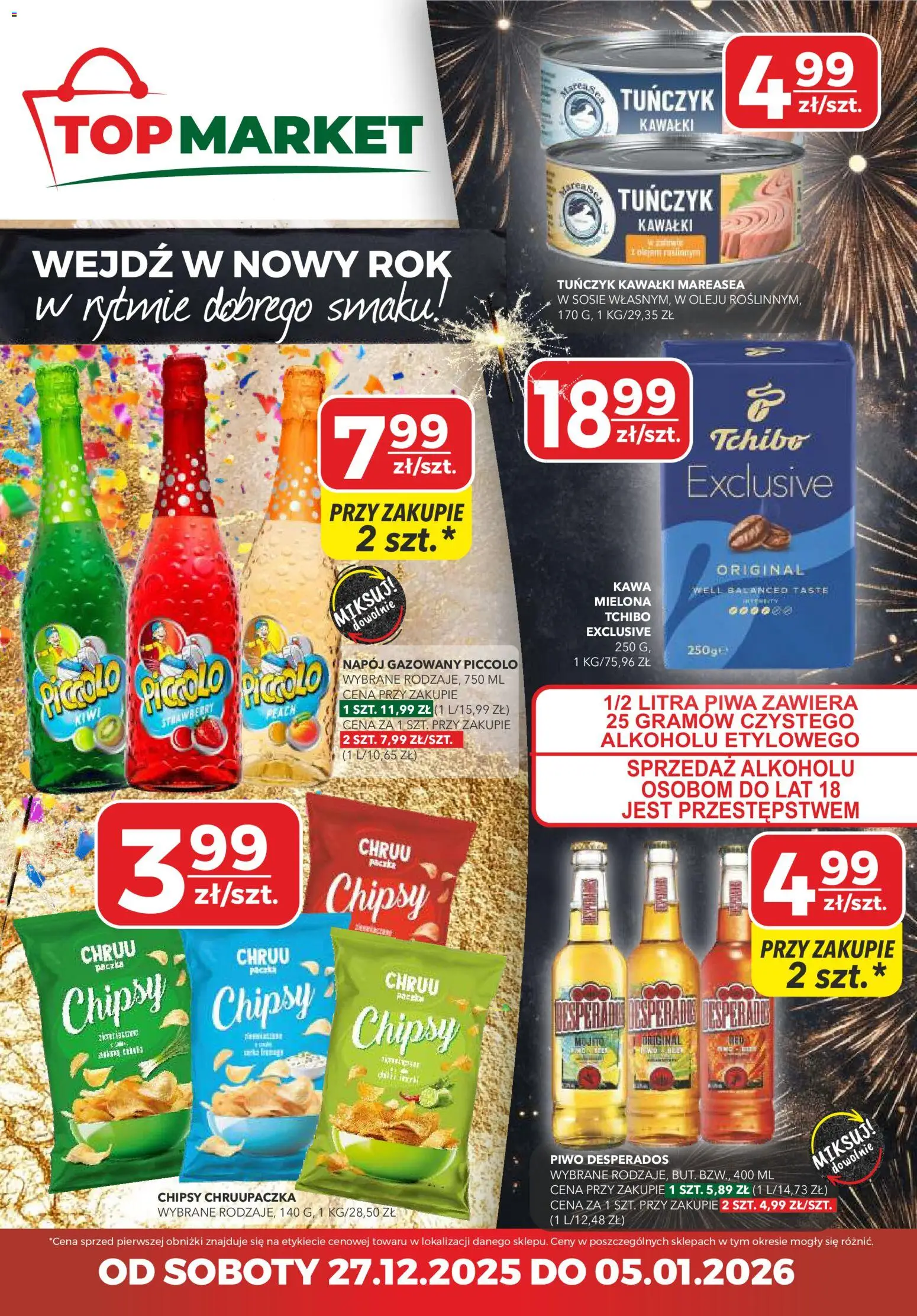 Pogląd gazetki "Gazetka" ze sklepu Top Market ważnej od 27.12.2025