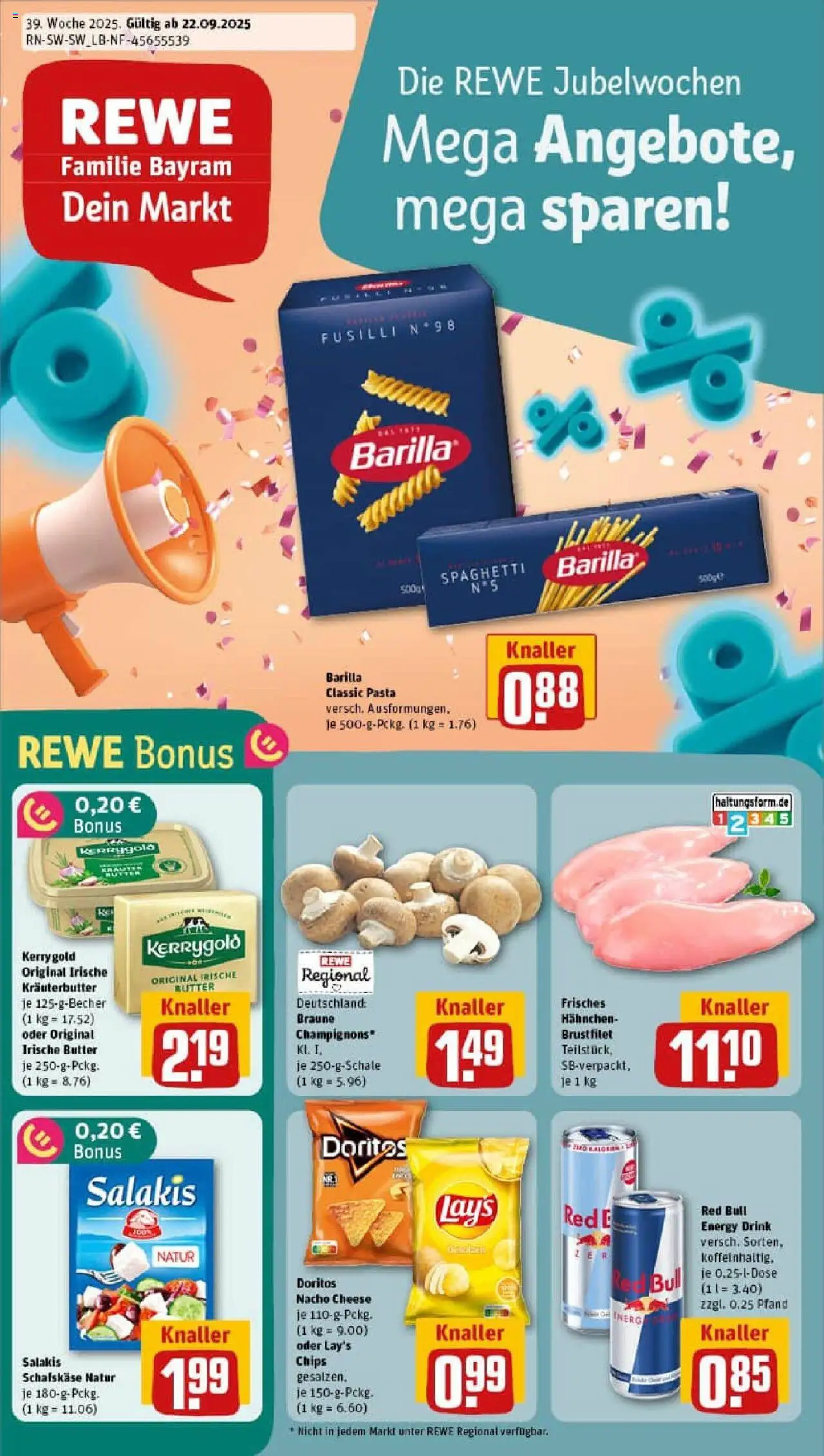 REWE Prospekt ab 21.09.2025 nächste Woche - Prospekt Niefern - Öschelbronn	