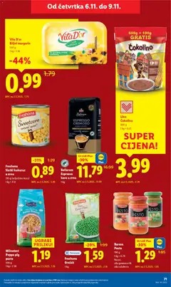 Pregled letka Katalog trgovine Lidl vrijedi od 03.11.2025 | Stranica: 71