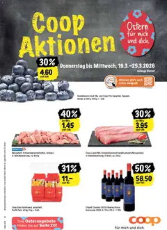 Vorschau des Merkblatts Coop aktionen vom Shop Coop gültig von 19.03.2026 bis 25.03.2026