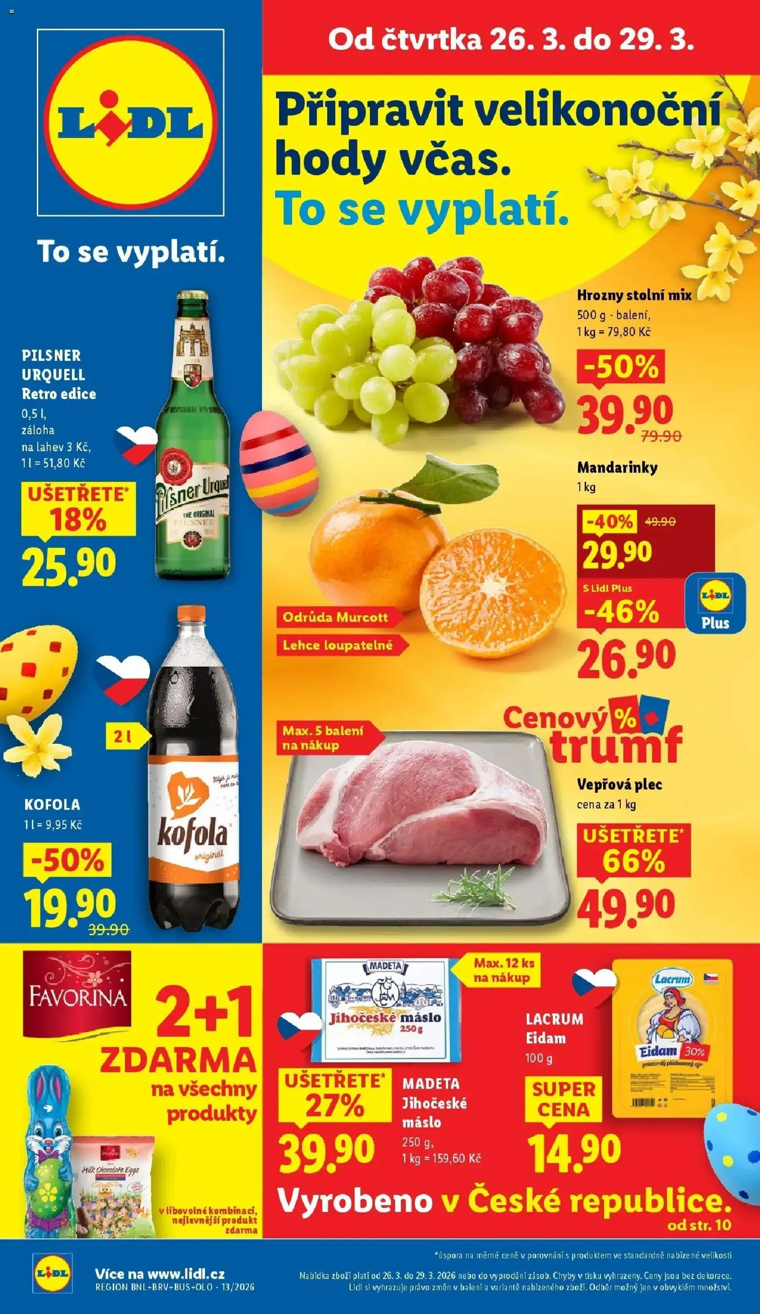 Náhled nabídky: Lidl Lidl aktuální leták platný od 26.03.2026