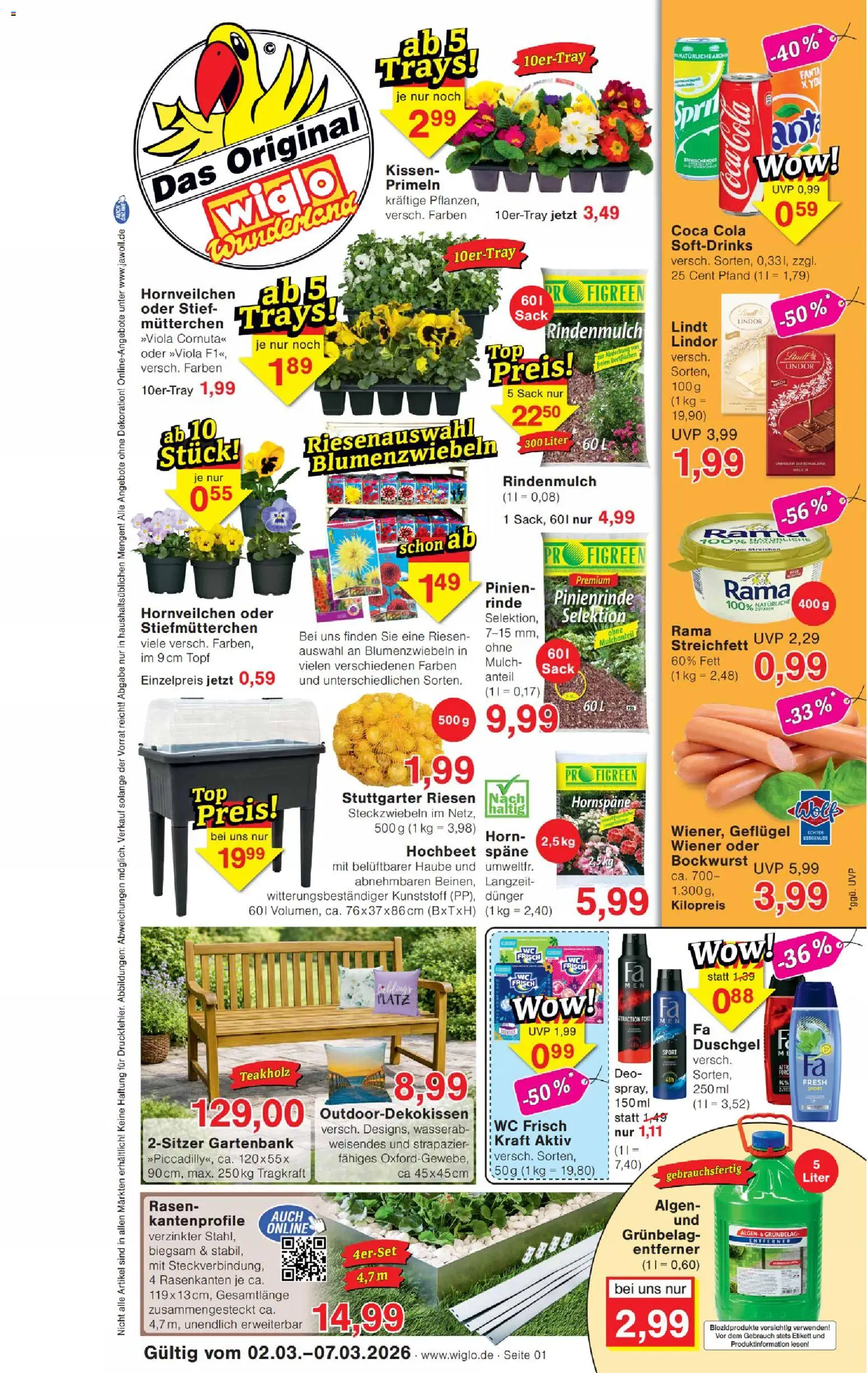 Vorschau von dem Prospekt des Geschäftes Wiglo Wunderland, gültig ab dem 02.03.2026