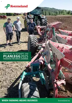 Forhåndsvis PLANLEGG 2025 fra butikk Felleskjøpet gyldig fra 01/04/2025