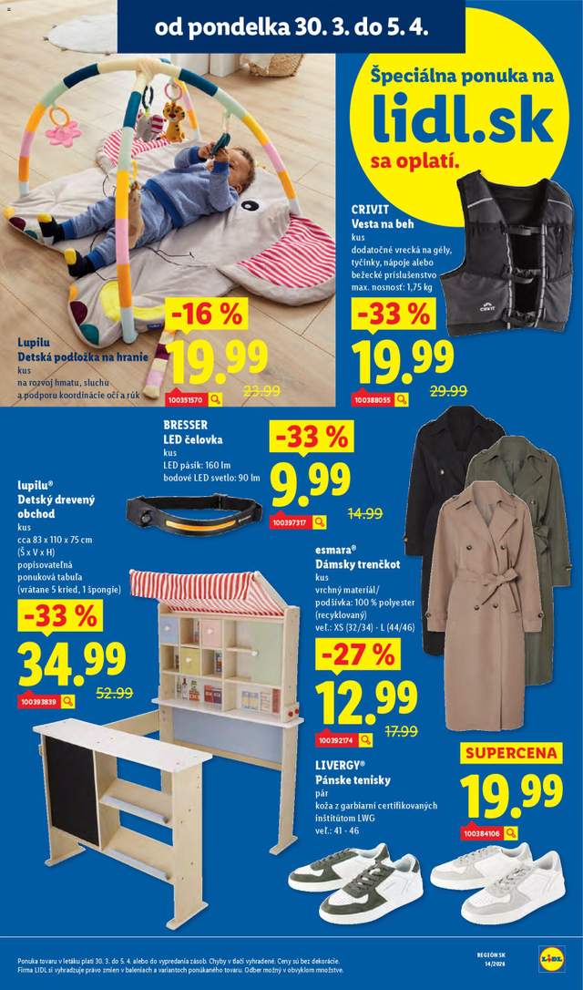Nový Lidl leták od 30.03.