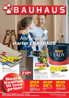 Eksempel på tilbudsavis Tilbudsavis fra butik Bauhaus gyldig fra 10/10/2025