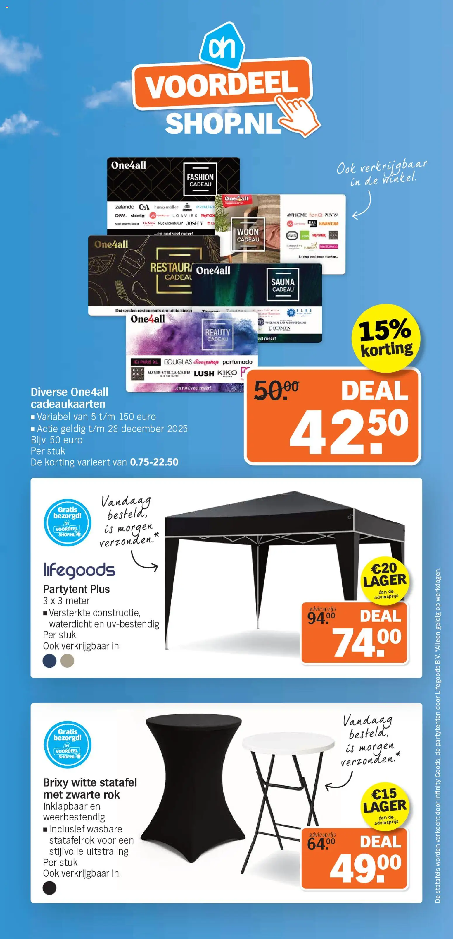 Voorbeeld van Voordeelshop folder week 52 van winkel Albert Heijn geldig vanaf 22-12-2025