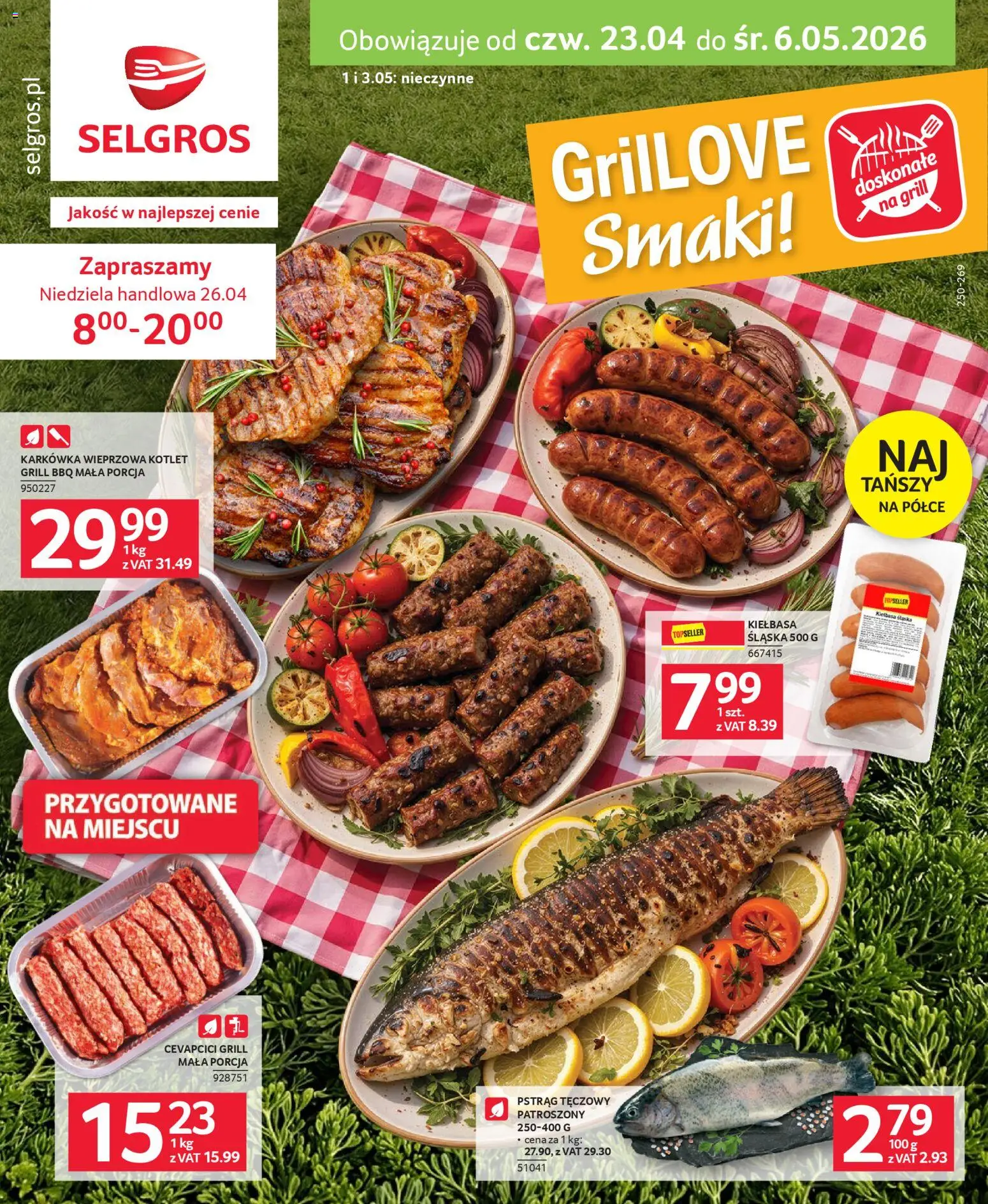 Pogląd gazetki "Selgros cash&carry gazetka - Grillowanie" ze sklepu Selgros cash&carry ważnej od 23.04.2026