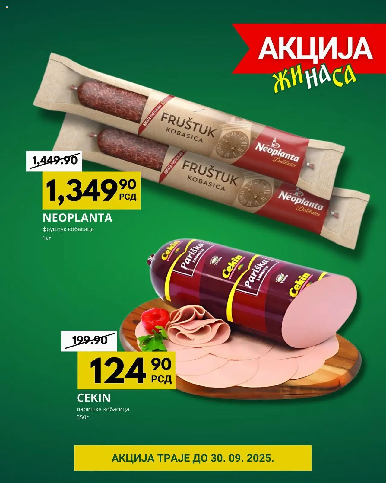 ŽINASA katalog važi od 01.09.2025 - stranica 1 - Kobasica