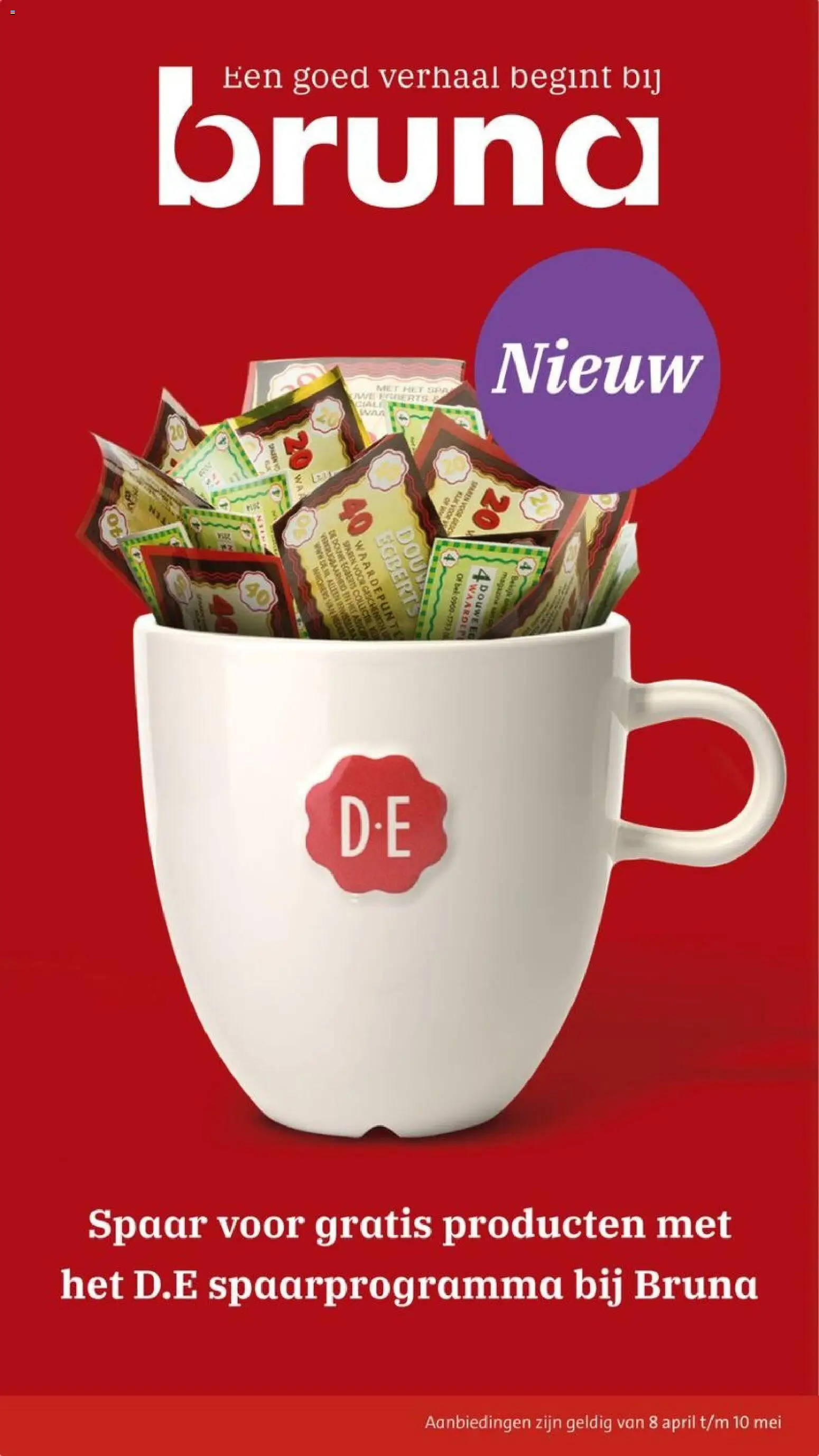 Voorbeeld van Bruna folder - Jouw koffiemoment begint hier van winkel Bruna geldig vanaf 08-04-2026 - Sap