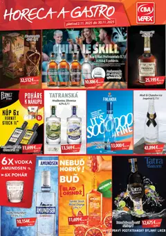 Náhľad CBA Verex letáku platného od 02.11.2025