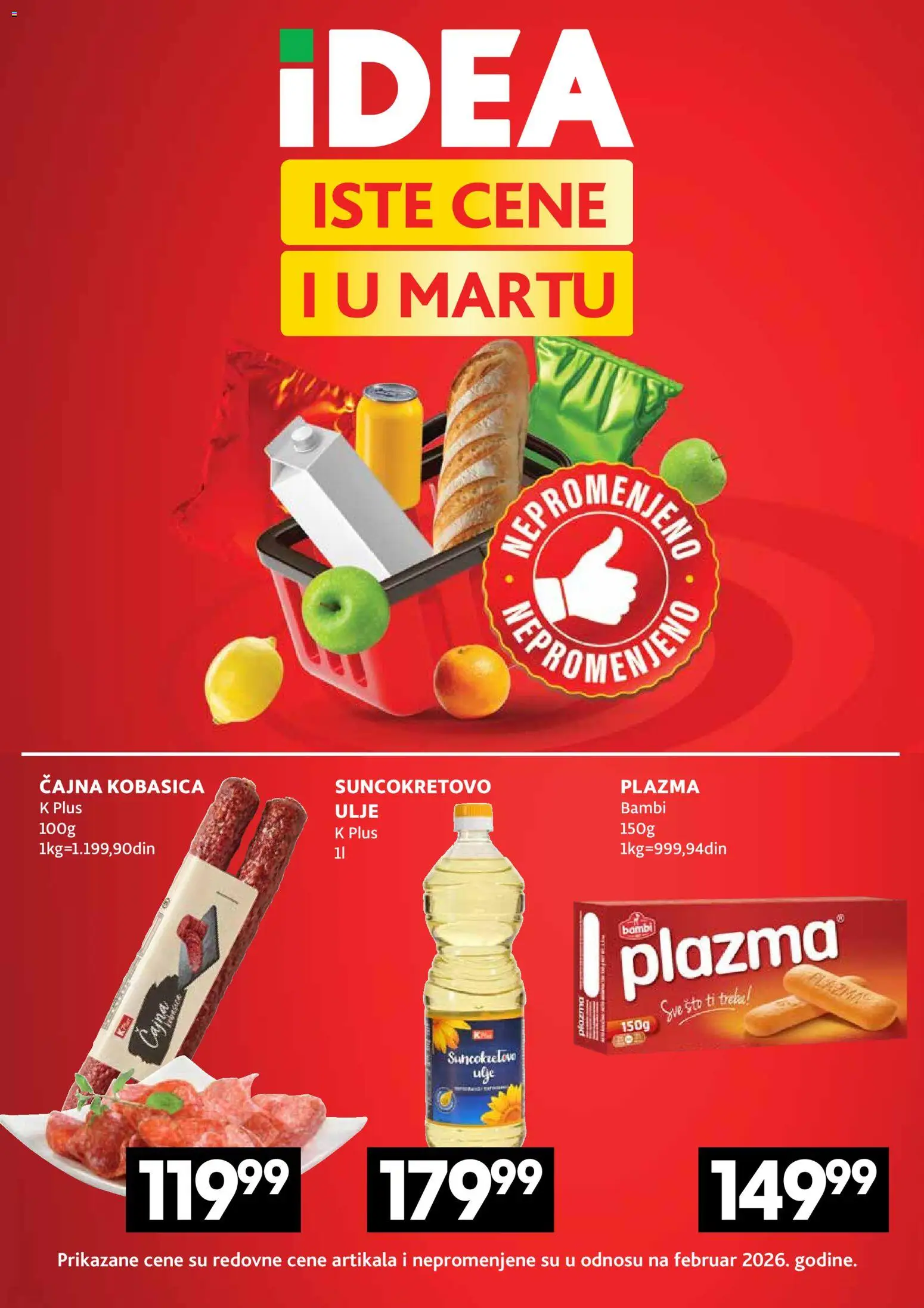 Pregled Idea kataloga - važi od 12.03.2026