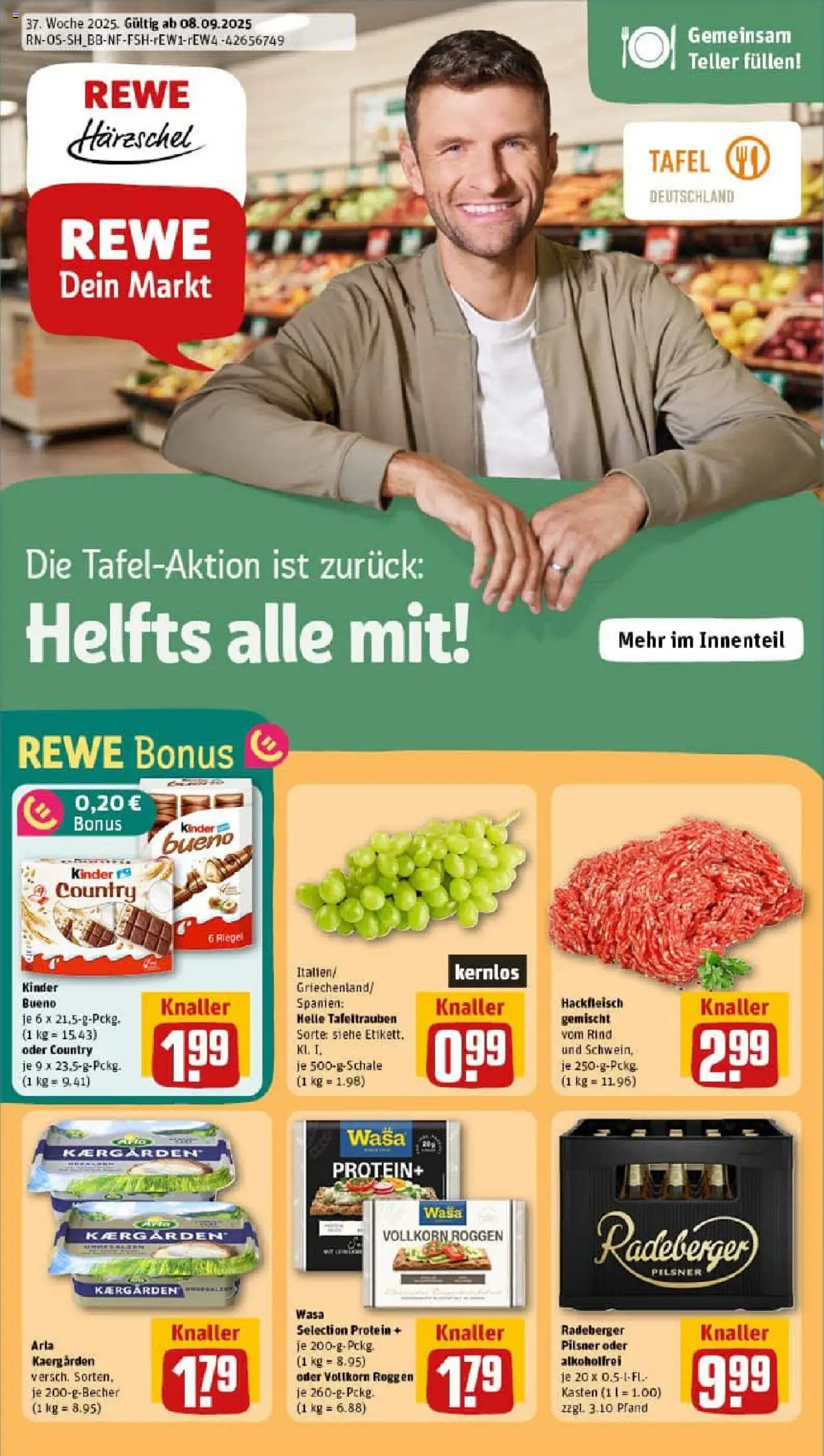 REWE Prospekt ab 07.09.2025 nächste Woche - Prospekt Leipzig	